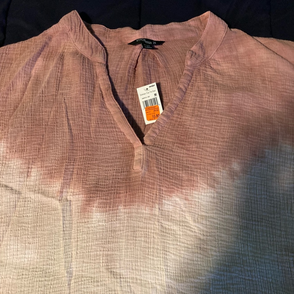 2X Tie Dye Women’s Blouse